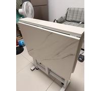 Portable Folding TableCompact 35 Ft Rectangular Table for Small Spaces Ideal for Home Office & Work UseNo Assembly Required (B 1.2m/4ft)