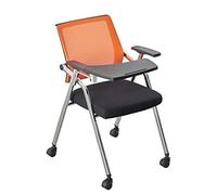 Portable Folding Training Chair with Table Mobile Student Desk Chair for Meetings & Conferences 6 Colors Available Ideal for Council & President Use ge Style 3