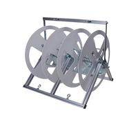 Portable Folding Wire Spool Rack Dispenser, Heavy-Duty Cable Organizer for Electrical, Industrial & Home Use, Space-Saving Design