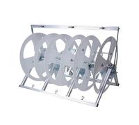 Portable Folding Wire Spool Rack Dispenser - Heavy-Duty Cable Organizer for Electrical, Industrial & Home Use, Space-Saving Design for Easy Storage