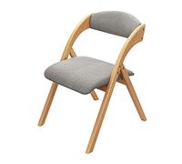 Portable Folding Wood Chair with Padded Seat table Dining & Desk Chair for Home Office Lightweight & Space Saving Fur for Indoor Outdoor Use