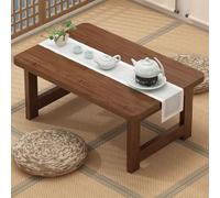 Portable Folding Wooden Coffee Table Japanese Dining Table Altars & Meditation Table for Living Room Dining Room Tea - Versatile & Stylish Home Furniture