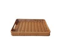 Portable Food Baskets Served Sensitive Simulated Rattan Fabric Food for Elegant Table Presentation