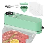 Portable Food Vacuum Sealer, Vacuum Sealing Handheld | Food Storage Handheld Sealer Wireless | Versatile Strong Suction Vacuum Preserving Meat Grain Vegetable Snacks