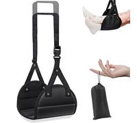 Portable Foot Hammock for Airplane Travel - Adjustable Flight Foot Rest for Adults & Kids, Lightweight Airplane Essentials, Ergonomic Support for Long Flights