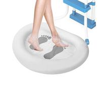 Portable Foot - Inflatable Foot Basin, Compact Basin, Leak-proof Foot, Foldable Foot Bath for Home Spa, Small Footprint Pool Entry Ladder, Pool Foot Beck