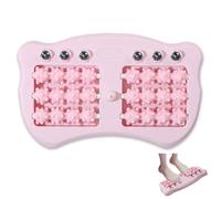 Portable Foot Massager Roller, Dual Foot Massage Roller with Acupressure for Plantar Fasciitis Relief, Pain & Circulation, Foot Roller for Plantar Fasciitis, Relaxation Gifts for Women & Men