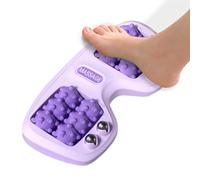 Portable Foot Massager with Double Roller, 29 x 15 cm, Made of Resilient Material, Relax Foot Roller, Soft Material for Feet and Muscle Recovery, Ideal for Home and Office