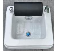 Portable Foot Spa Bathtub Acrylic Foot Bath Deep Foot Bath Spa with Massage can Automatically Drain and Adjust Hot and Cold Water Home Foot Spa Pedicure Bowl Foot Detox Bucket Tub for Treatme C