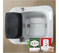Portable Foot Spa Bathtub Acrylic Foot Bath Deep Foot Bath Spa with Massage can Automatically Drain and Adjust Hot and Cold Water Home Foot Spa Pedicure Bowl Foot Detox Bucket Tub for Treatme I