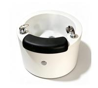 Portable Foot Spa Bathtub,Footbath Barrel Deep Foot Bath Spa,Round Foot Spa Basin with Neck Rest & Water Faucet, Salon Pedicure Foot Bath Sink for Nail Spa, Beauty Salon Foot Soak Tub