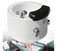 Portable Foot Spa with Adjustable Pedal, LED Lights, Hot/Cold Water, Automatic Drain - Ultimate Relaxation & Foot Care Experience at Home (C)