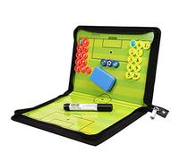 Portable Football Coaching Board Magnetic Tactics Folder with Markers & Eraser 42x28cm Soccer Training Equipment for Coaches & Players Ideal for Team Strategy Sessions