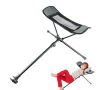 Portable Footrest, Folding Footrest Footstool, Hammock Chair Footstool, Go to Folding Chair with Retractable Legs for Hiking, Beach, Hiking, Picnic and