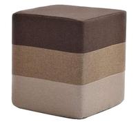 Portable Footstool Ottoman - Versatile Anti-Slip Brown Cube Comfortable Space-Saving Picnic Seat for Home & Outdoor Use Ideal for Relaxation & Extra Seating