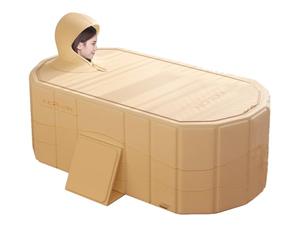 Portable for Adult, Portable for Shower Enclosure - Drain Outlet Soaking | Convenient Single Person Soaker, Hot Tub for Home Travel