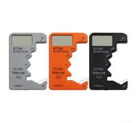 Portable for battery Tester for AA AAA C D 9V Cells Portable(black)