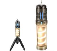 Portable for camp Light Type-C Fast Charging Black Portable for | Bright LED for source, energy efficient, clear visibility, night activities, for durable build