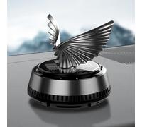 Portable For Eagle Shaped Air Freshener Solar Powered Diffuser for a Pleasant Scent in Your Vehicle (titanium gray)