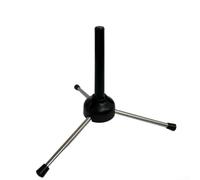 Portable for Flute Stand Collapsible Tripod Base for Clarinet Oboe Sax Wind Instruments Sturdy Metal Desk Holder Black Compact Size