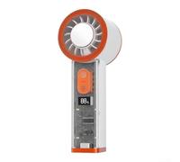 Portable for mini Fan with Ice Plate for 3s Chill Portable for(White) | Semiconductor ice cooling, for 3s for rapid chill, 6- modes, 5000mAh for battery, summer essential