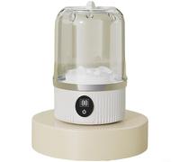 Portable for mini Laundry Cleaner, USB Rechargeable Washing Machine for Underwear and Socks, Compact Automatic Washer with Quick/Deep Clean Modes, Handing Wash Simulation(White)