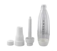 Portable for SODA Water Machine 1000ml, Adjustable Carbonation Dispenser for Homemade Sparkling Water, Juice & Drinks, PET Bottle for Home, Travel & Parties (Transparent)