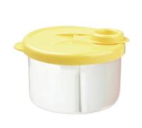 Portable Formula Dispenser, Milk Formula Container to Go, 300ml Child Milk Powder Holder Box, Travel Formulas Box with 3 Compartment