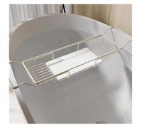 Portable Freestanding Caddy Tray Tub Shelf,Stainless Steel Over The Tub Bath Tray,for Spa or Reading Lite Style(Color3)