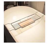 Portable Freestanding Caddy Tray Tub Shelf,Stainless Steel Over The Tub Bath Tray,for Spa or Reading Lite Style(Color10)