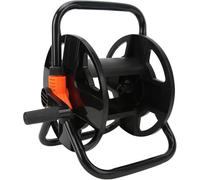 Portable Freestanding Hose Reel Storage, Smooth Winding Mechanism, Weatherproof for Garden & Garage, Holds Long Hoses, Easy to Move