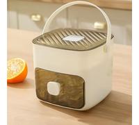 Portable Freezer Ice Maker with Ice Bin Fast, Fast Ice Cube Maker for Countertop, Portable Ice Cube Maker for Home Office Travel Camping Keep Drinks Cold Perfect(White)