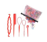 Portable French Braid Tool Loop Tail Comb Set Pin Tail Braiding Combs Hair Styling Tool Braiding Comb Kit