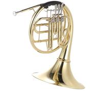 Portable French Horn Bb Single French Horn Brass Gold Lacquer Split