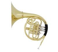 Portable French Horn Four Key Separate B Flat French Horn Brass Material