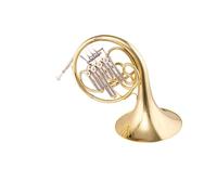 Portable French Horn French Horn Four Key Beginner Performance Grade Instrument(Double-row)