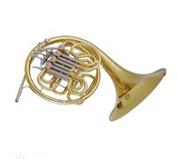 Portable French Horn French Horn Four Key Brass Single Row B Flat