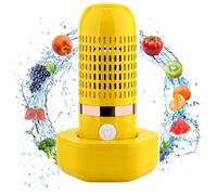 Portable Fruit and Vegetable Cleaner, ABS Wireless Washing Machine with One-Button Operation, Effective Pesticide Removal Food Purifier for Fruits Veggies Meat, Kitchen Gadget for Healthy Eating，A