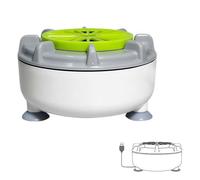Portable Fruit and Vegetable Washer, Ultrasonic Produce Cleaner with USB Rechargeable Wireless Charging, Waterproof Purifier for Meat, Grains, Tableware(Purification+Vibration)