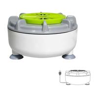 Portable Fruit and Vegetable Washer, Ultrasonic Produce Cleaner with USB Rechargeable Wireless Charging, Waterproof Purifier for Meat, Grains, Tableware(Electrolysis+Purification)