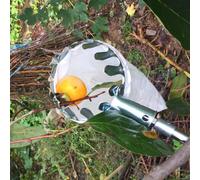Portable Fruit Picker Basket Tool with Catching Bag, Harvest Catcher for Apple, Citrus, Pear, Peach Collection