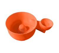 Portable Fruit Wash Bowl Automatic Vegetable and Fruit Washer Basket (Orange S) (S Orange)