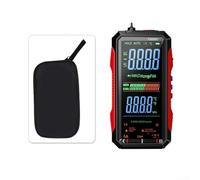 Portable FS899S Digital Multimeter with USB C Recharge, True For RMS AC/DC Voltage Current, Capacitance, Frequency, and NCV Measurement Features (FS899S+bag)
