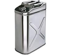 Portable Fuel Container - Stainless Steel Tank for Liquids, Petrol, Diesel