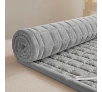 Portable Futon Mattress - Thick Roll-up Floor Mattress for Guest Sleeping, Student Dormitory Use - Full Size Folding Mat