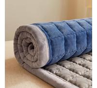 Portable Futon Mattress - Thick Roll-up Floor Mattress for Guest Sleeping, Student Dormitory Use - Full Size Folding Mat