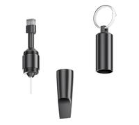 Portable Gadget Featuring Package Cutter Brush and Phone Card Removal for Various Uses Efficient Utility Tool with Integrated Package Opener Brush and Phone Ejector in Metal Build for Home Outdoor