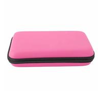 Portable Game Console Carrying Case with Protection for New 3DS XL, 8 Game Slot Inner Pocket Hard Shell Travel Protective Case for Gamers on The Go (Pink)