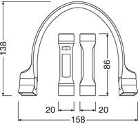 Portable garage torches / flash lights OSRAM LEDIL413