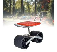 Portable Garden Cart with Wheels Rolling Garden Stool Outdoor Gardening Seat Ln & Yard Rolling Workbench Planting Garden Trolley for Patio & Backyard